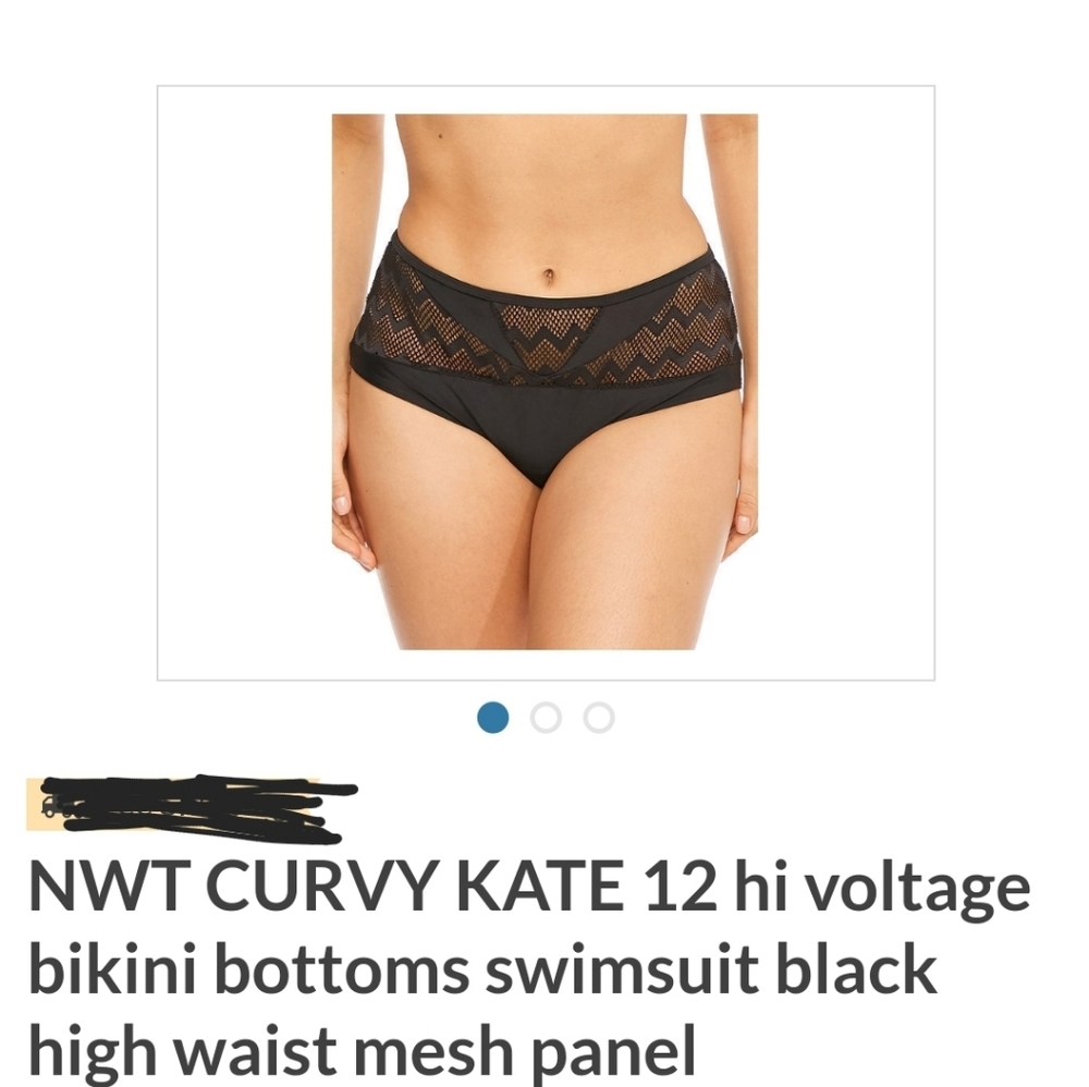 NWOT Curvy Kate bikini bottoms size XL